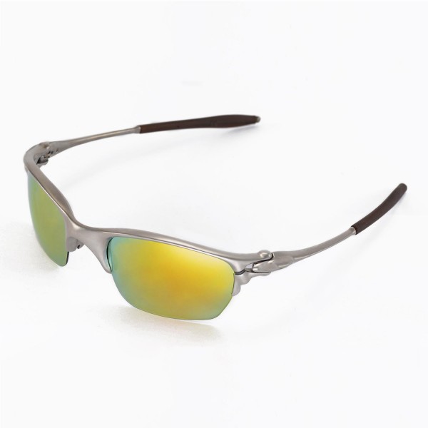 Walleva Replacement Lenses For Oakley Half X Sunglasses Multiple Options Available 24k Gold 